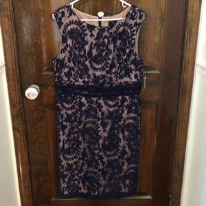 Crochet-Overlay Dress